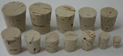 Cork       - Small Natural -  1/4"